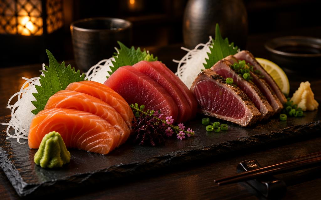 Sashimi y tataki